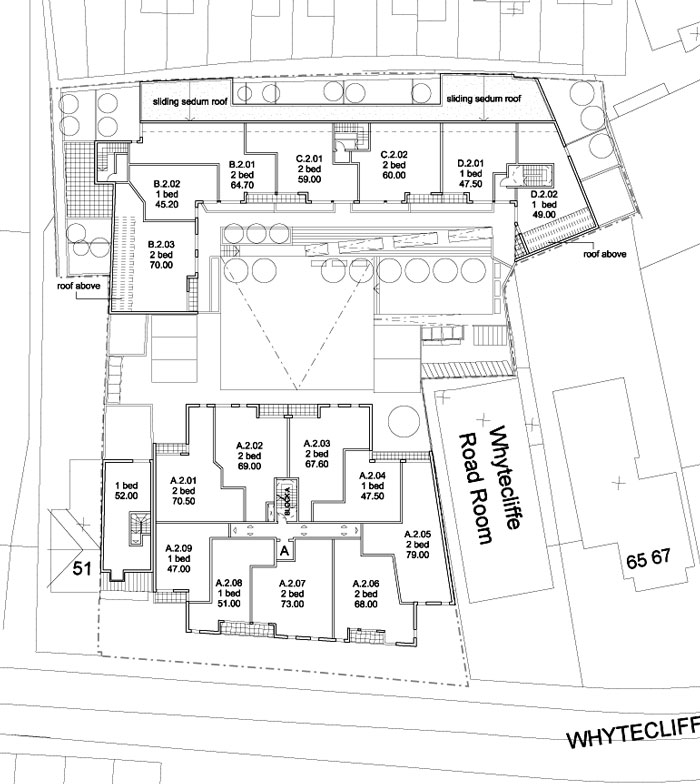 proposed second floor plan