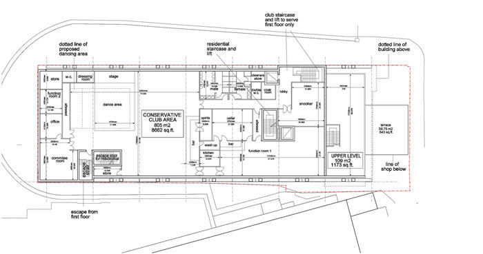 first floor - the club
