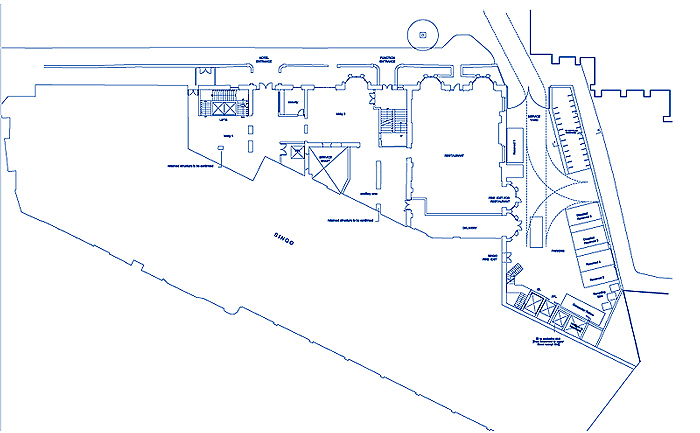 proposed ground floor | restaurant | hotel | bingo