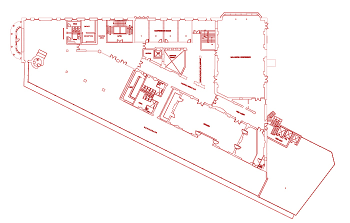 proposed first floor | restaurant | conference