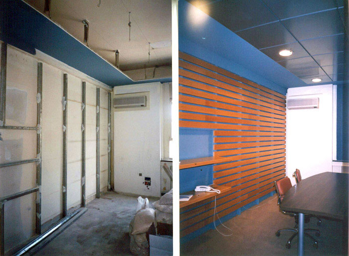 meeting room - before + after